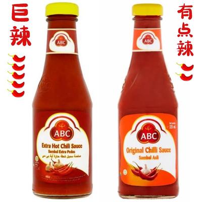 印尼进口 ABC辣椒酱 南亚风味辣酱 蘸酱 Sambal SAUCE 335ML包邮