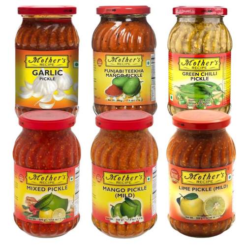 Mothers Pickles 500g  印度进口母亲牌混合芒果柠檬青椒泡菜