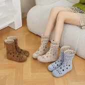 复古度假风镂空弹力靴女2026年新款 透气内增高圆头百搭显瘦短凉靴