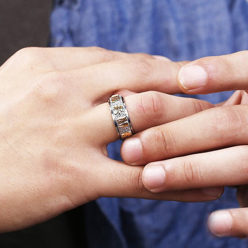 Retro Ring for Women Personality Titanium Steel Rings gifts