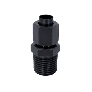 液压扩口式直通英制外丝ZG转换过渡胀管喇叭口帽芯锁紧紫铜管接头