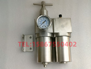 不锈钢二联件 不锈钢三联件 2自动排水 50UM不锈钢油水分离器