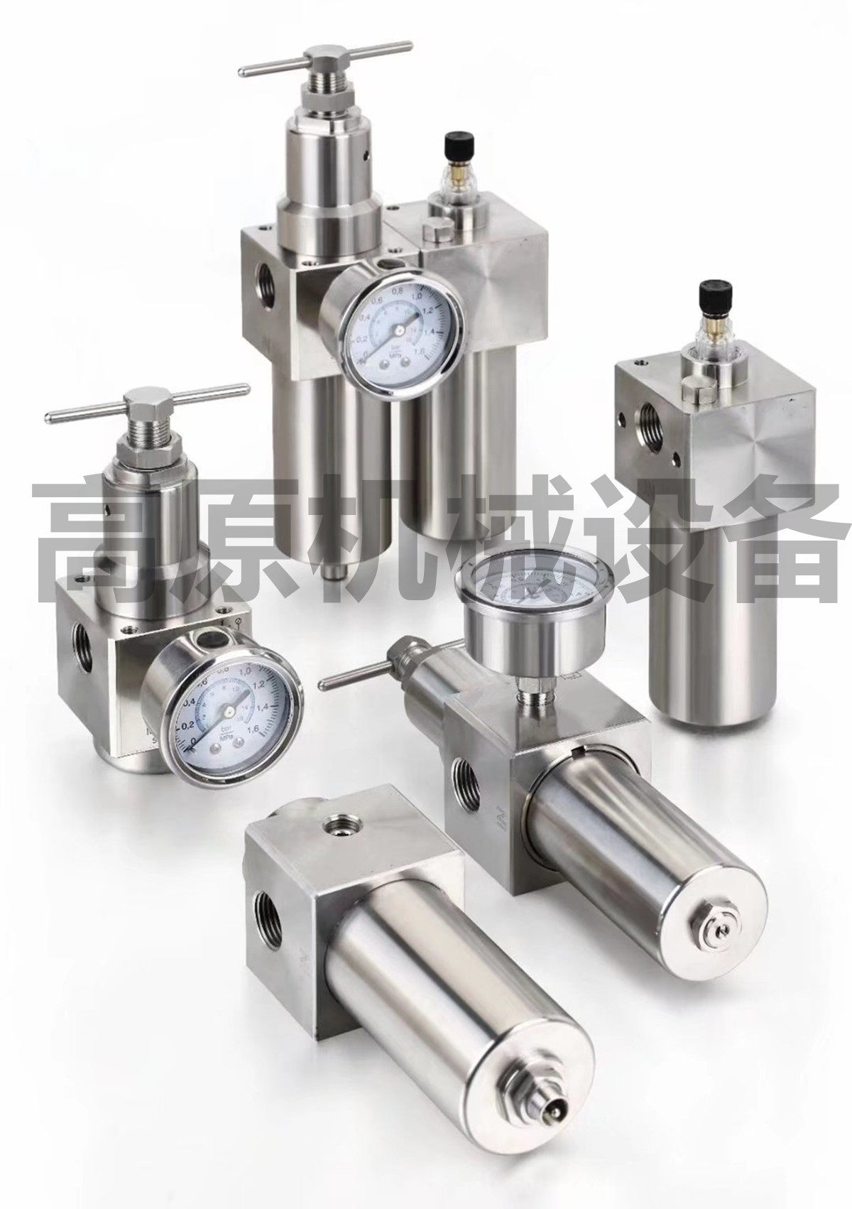 不锈钢空气过滤器 不锈钢气动三联件 dn25 1寸不锈钢过滤减压阀