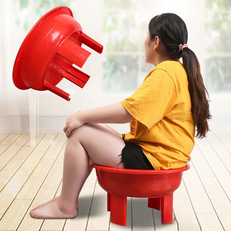 高脚洗屁股盆男女通用坐浴盆术后理疗泡药四脚盆加高免弯腰老人免