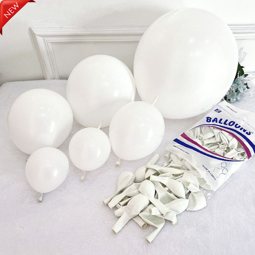 5~36寸哑光加厚白色气球