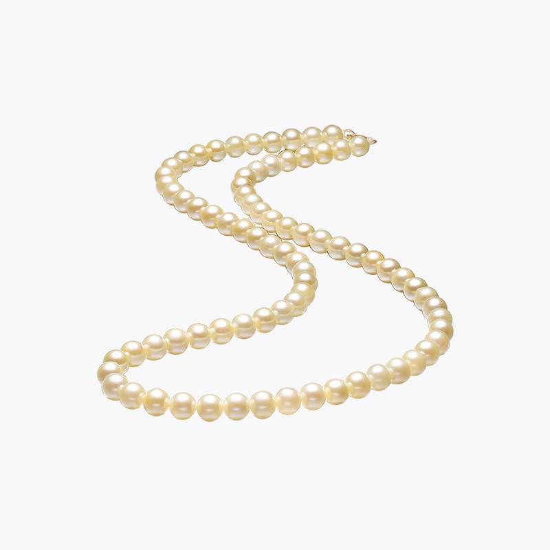 奢珠羽皇金akoya海水珍珠项链