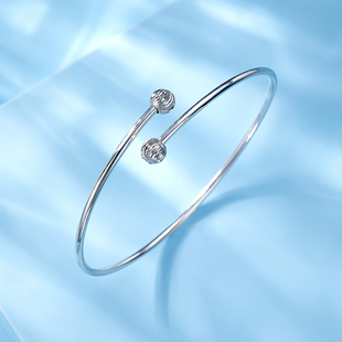 奢珠PT950铂金手镯官方旗舰店正品