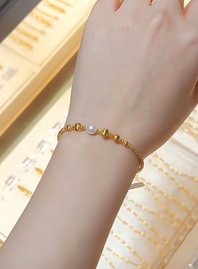 网红蹦迪珠手链珍珠手串