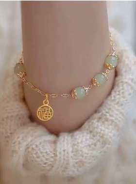 新中式手链女款古风超仙铃铛新款