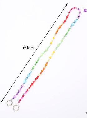 日韩新款风色斜挎链网红潮款