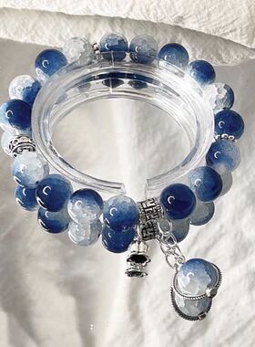 【号】新中式串珠手链女复古小众设计气质高级感简约百搭手饰合金