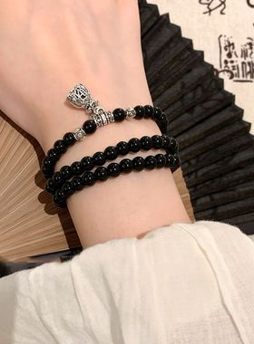 新中式山鬼招财串珠福袋手串复古新款手链送情侣个性礼物