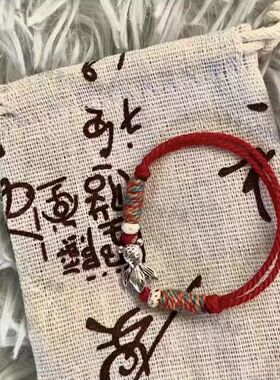 新款锦鲤手链女精工编织