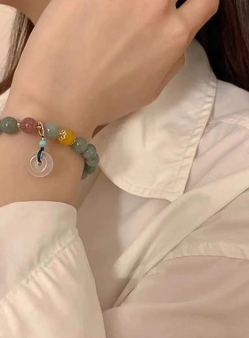 国潮学生闺蜜平安扣手链小众设计