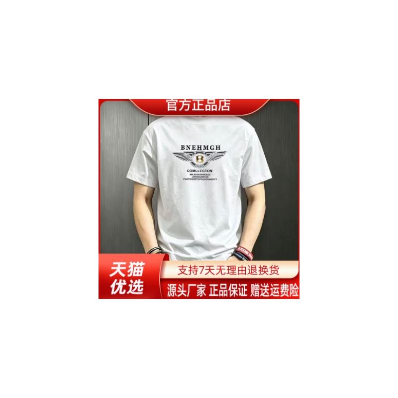 晟华优选夏潮流印花短袖恤男重磅圆领短袖高街设计感痞帅纯棉半袖