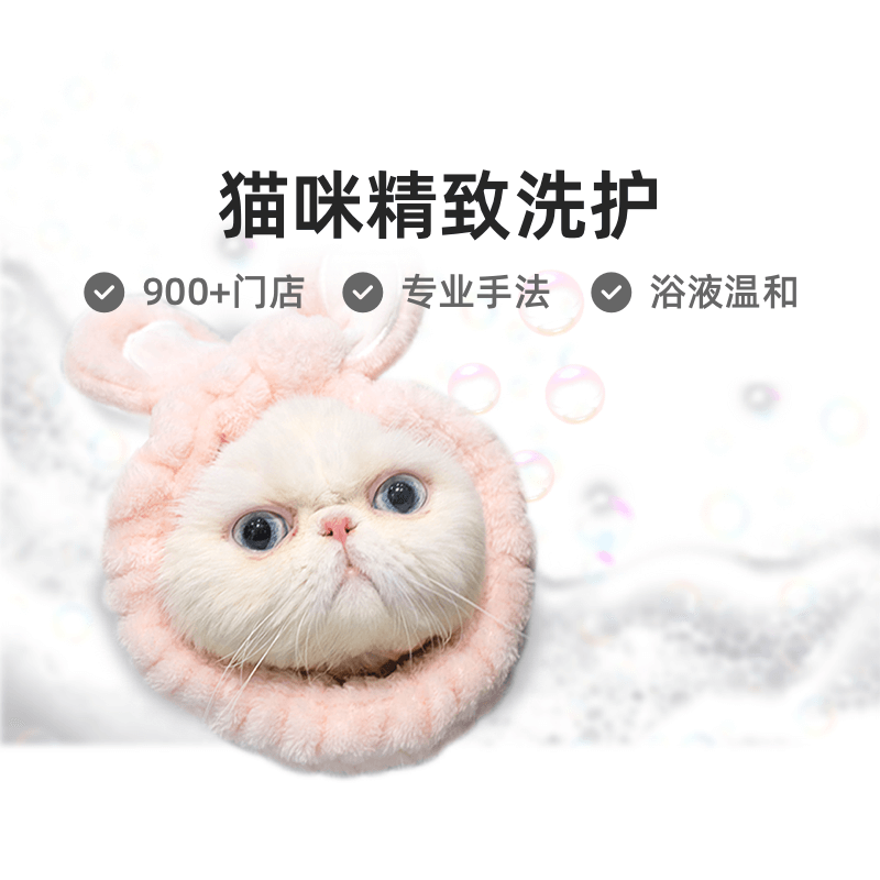 云宠宝全国洗澡毛发护理套餐狗狗