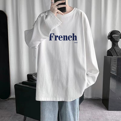 加绒加厚男士宽松百搭纯棉秋衣