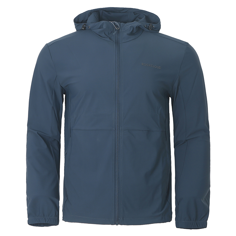 岩云【岩川】男士M3软壳衣薄款款连帽夹克外套防紫外线吸湿速干