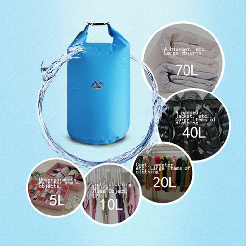 5L10L20L40L70L Waterproof Large Capacity Pouch Dry Bag Sack