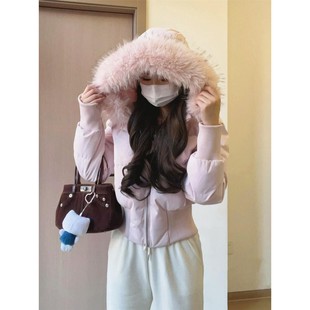 小海鸥羽绒棉服女款2025新款短款小个子冬季棉衣收腰显瘦小棉袄潮