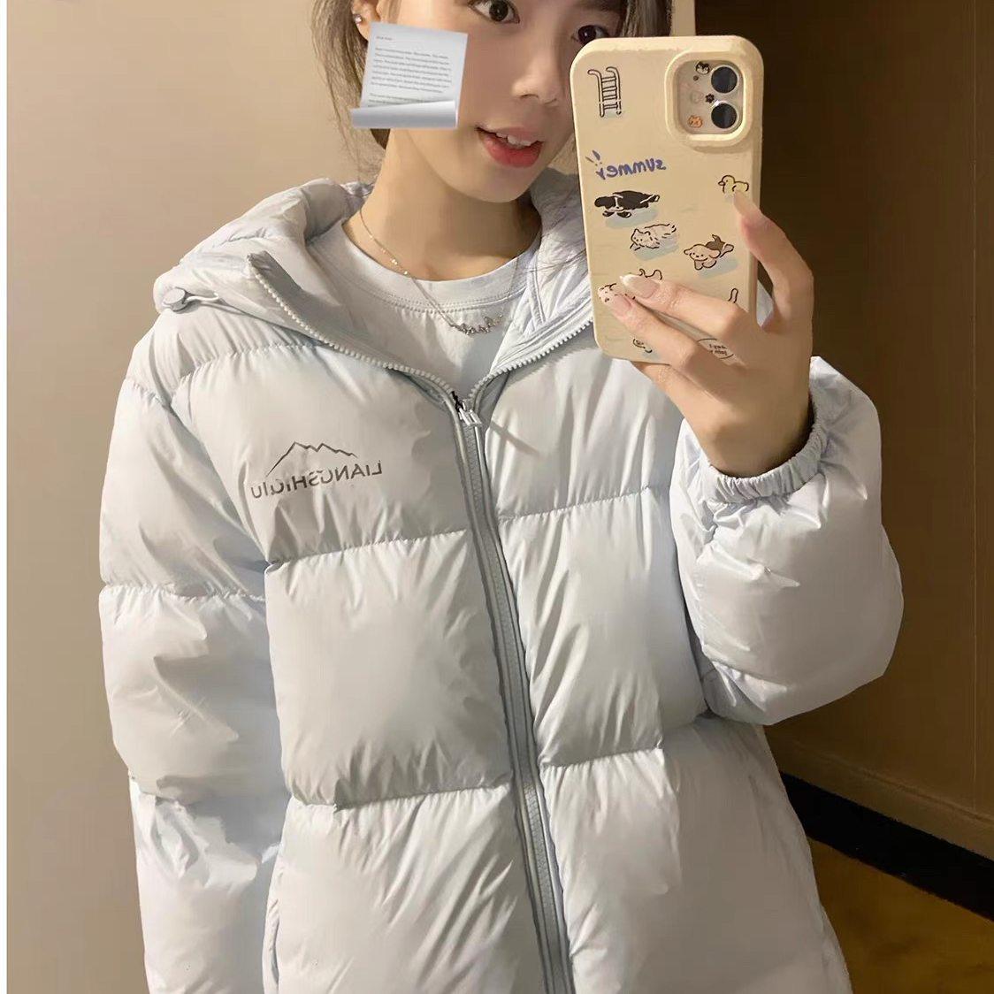 冬装羽绒棉服女款2025新款冬季学生宽松加厚面包服保暖棉袄外套潮