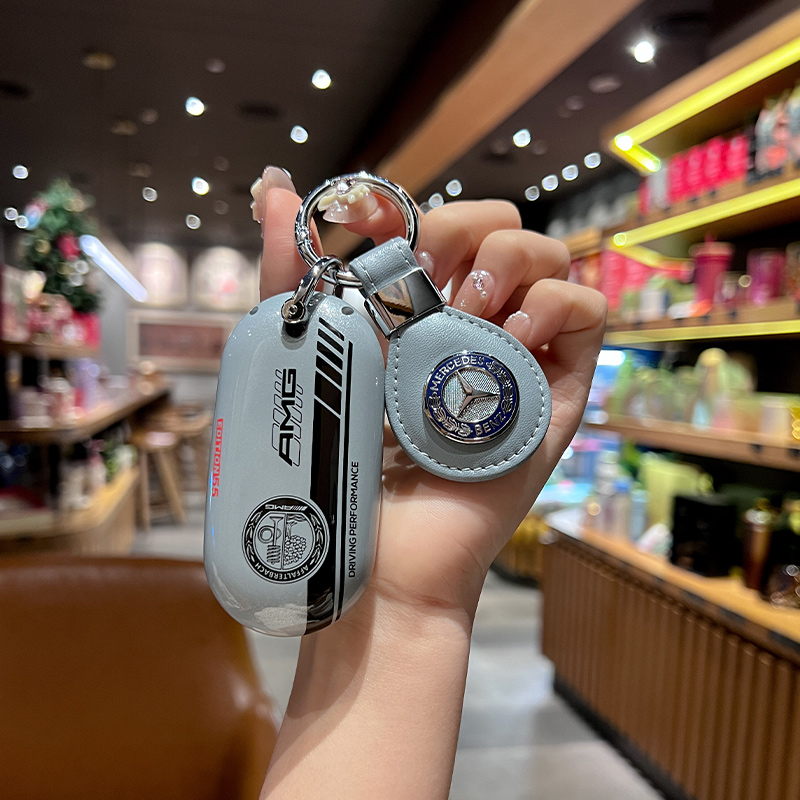 适用23款奔驰c260l钥匙套C350eL车c200l扣S级400壳480包EQE300L男