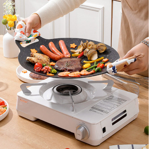 艾可熊电烤盘烤肉盘烤锅煎烤烤电烧烤炉发热管加热不粘涂层烤肉机