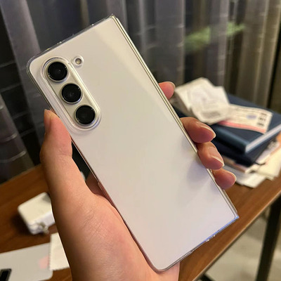 三星zfold5手机壳透明壳w23折叠屏zfold4磨砂保护套fold5外壳全包防摔W24心系天下5g超薄w23w24男女新款适用