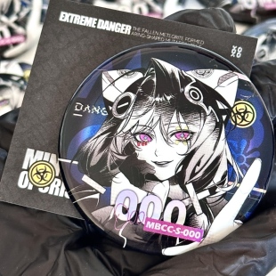 无期迷途同人动物管理局凝视黑白000徽章小卡