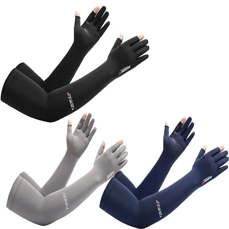 防晒手套男夏季薄款套袖冰爽袖防紫外线冰丝开车骑行路亚钓鱼袖子,服饰配件/皮带/帽子/围巾,防晒袖套,淘宝优惠券,粉丝福利购,淘宝优惠卷