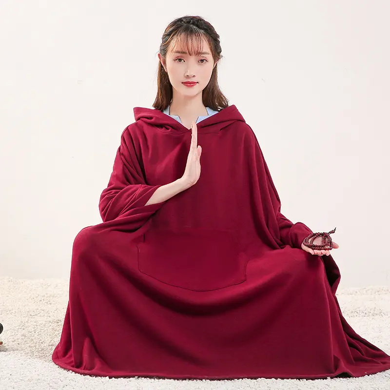 禅修斗篷披风/男女同款加厚打坐