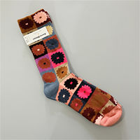 Best-selling recommendations: French niche and fun oil painting style thigh-high socks, women's cotton socks, four-season dopamine-colored socks thumbnail 2