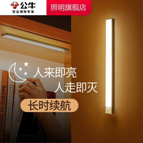 公牛小夜灯智能人体感应过道灯