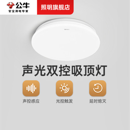 公牛旗舰声控灯感应灯阳台玄关