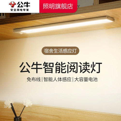 公牛小台灯充电磁吸式护眼阅读灯