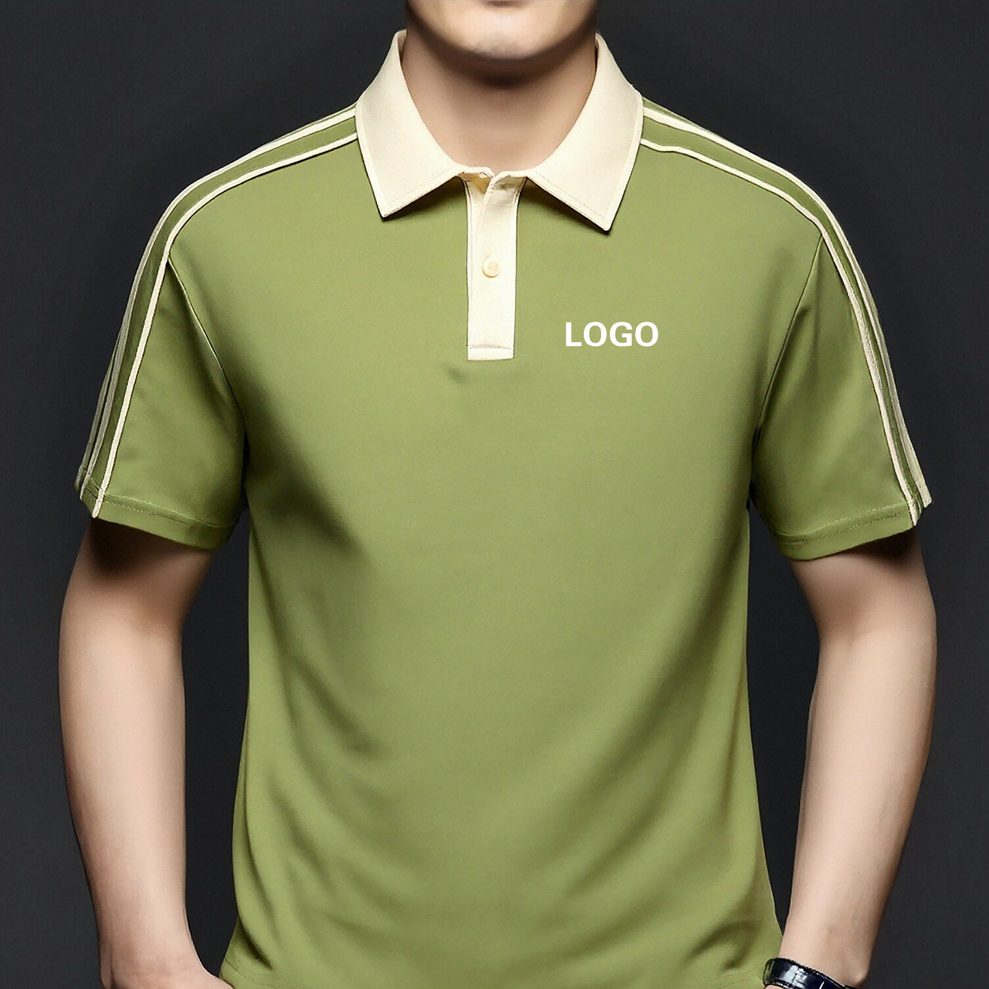 翻领POLO衫定制印字logo工衣短袖幼儿园老师工作服园服t恤定做