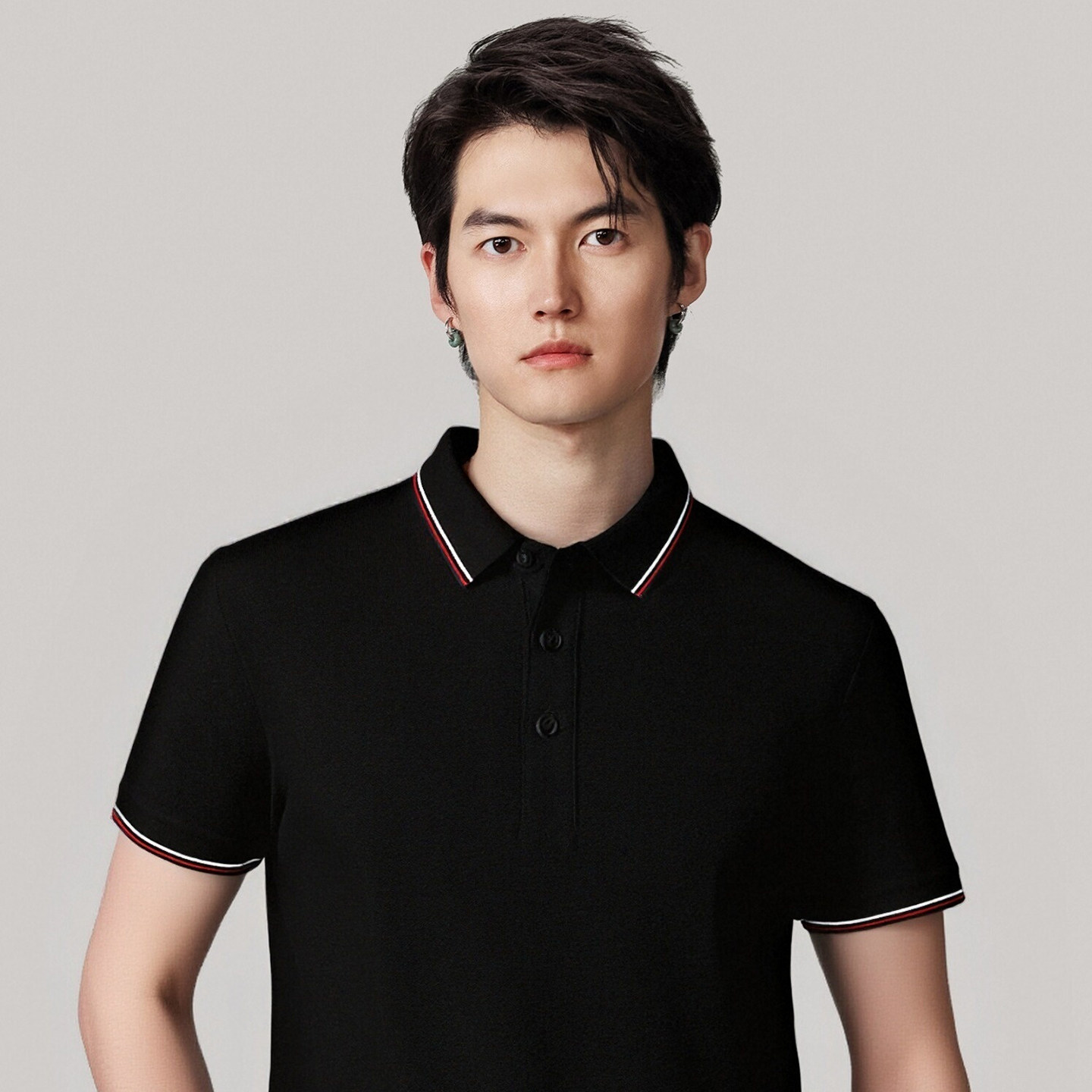 超市工作服T恤定制翻领POLO衫短袖有领上衣幼儿园老师园服印logo