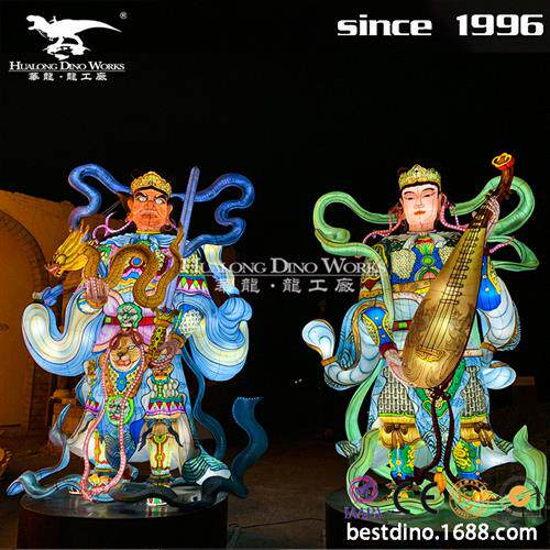 自贡灯会彩灯花灯来图制作源头厂家现场设计不夜城夜游引流品