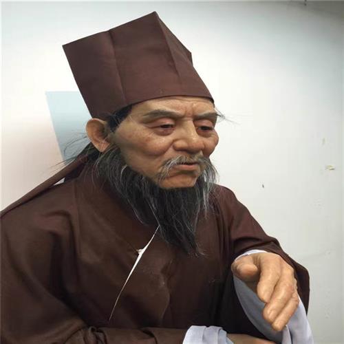 定制历史人物蜡像公孙策官员民间人物仿真蜡像可来图定制厂家直销