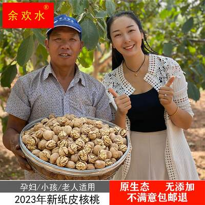 纸皮核桃2023新货薄皮新疆正宗生原味阿克苏薄壳无添加孕妇食品