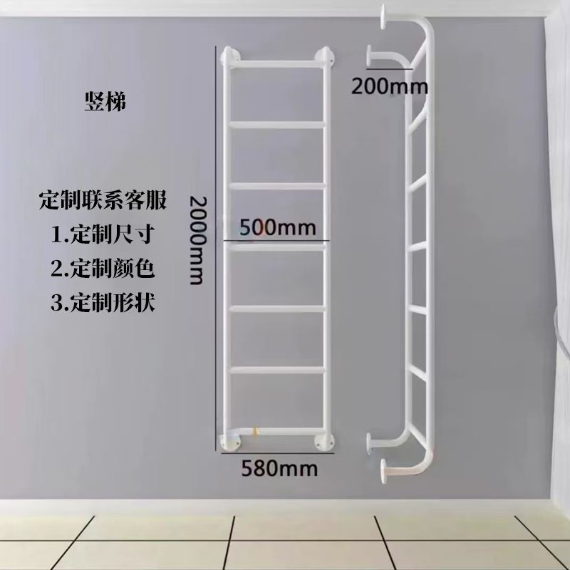 云梯室内墙壁侧梯健身器材攀爬架引体向上家用单杠厂家