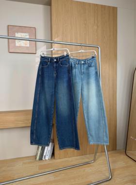 加绒显瘦！2025年冬季新款显瘦中高腰牛仔裤女长裤1101 G103104