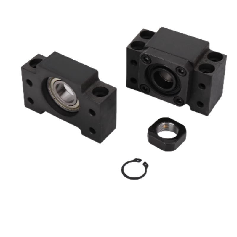 C-MDWZ/C-MDUZ8/10/12/15梯形丝杠支座组件方型丝杆支撑座