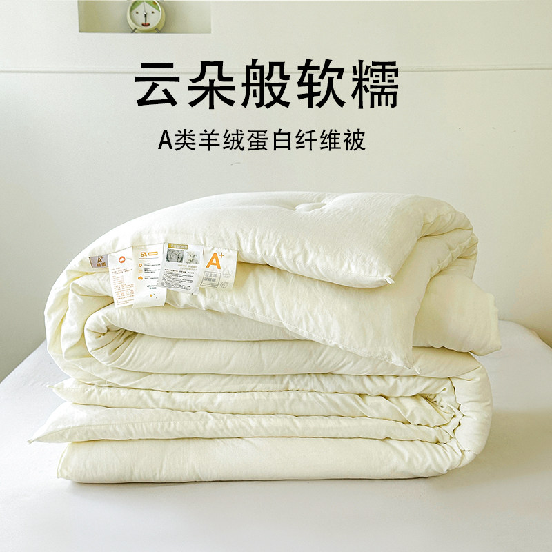 A类羊绒蛋白加厚保暖被芯被子