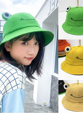 极速Panama Fishing Cap Frog Sun Hat BHucket Hats Fisherman c
