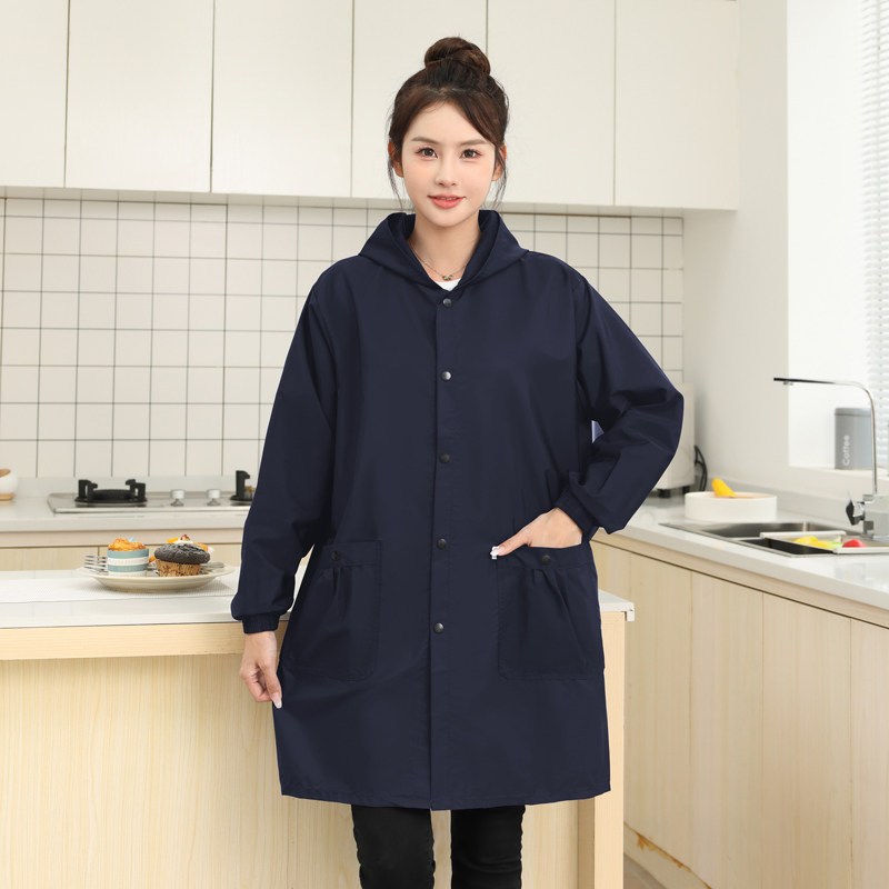 女防水罩衣大人围裙家用厨房时尚新款做饭防油外套春秋薄款工作服,家庭/个人清洁工具,围裙,淘宝优惠券,粉丝福利购,淘宝优惠卷