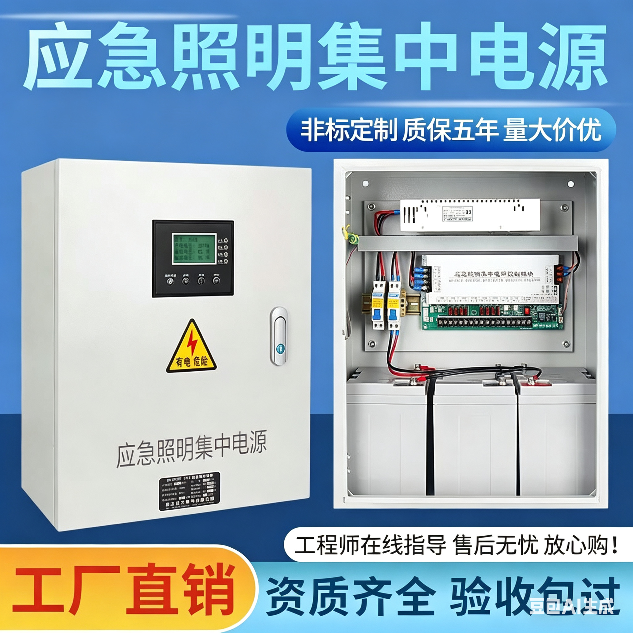 a型应急照明集中电源dc36v供电电源箱配电箱eps消防控制器灯具36v