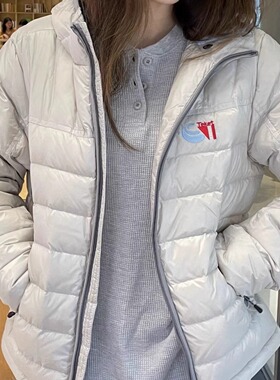 teket休闲保暖轻薄排骨连帽羽绒服外套25冬季新款韩货定制