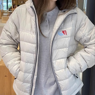 teket休闲保暖轻薄排骨连帽羽绒服外套25冬季新款韩货定制
