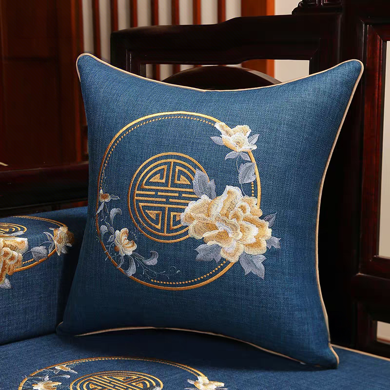 新中式抱枕红木沙发靠垫靠枕